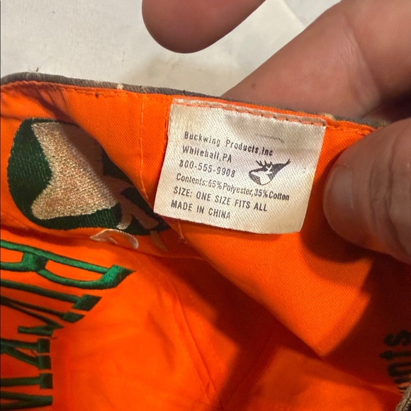 Buckwing Men’s Snapback Camouflage Hat - Picture 6 of 6